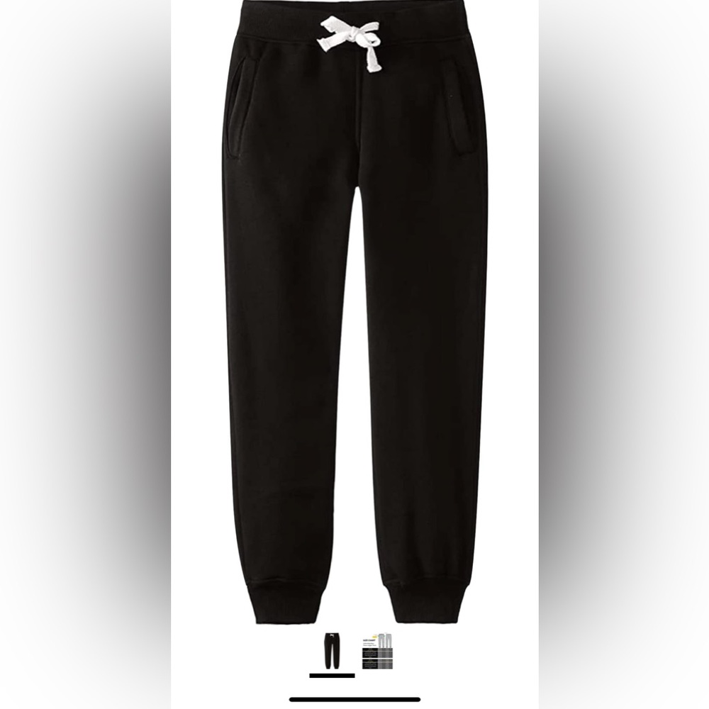 14y 16y big boy sweatpants black joggers brand new large South Pole